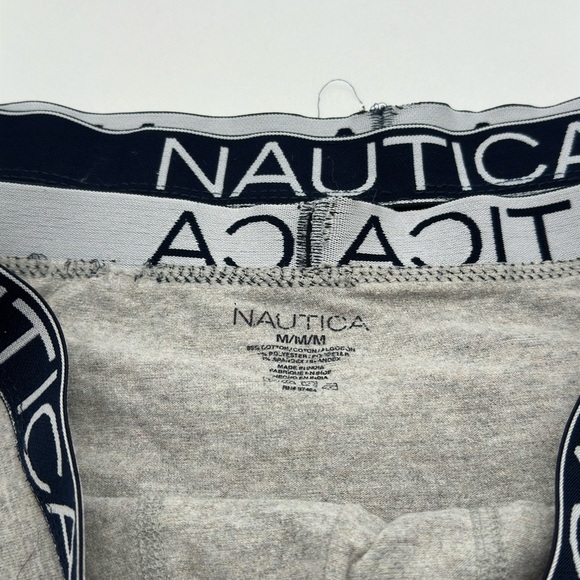 Nautica Men's Blend Gray Boxer Brief Size (M) Underwear 2 pack - Picture 3 of 5